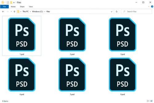 download open layer files and psd